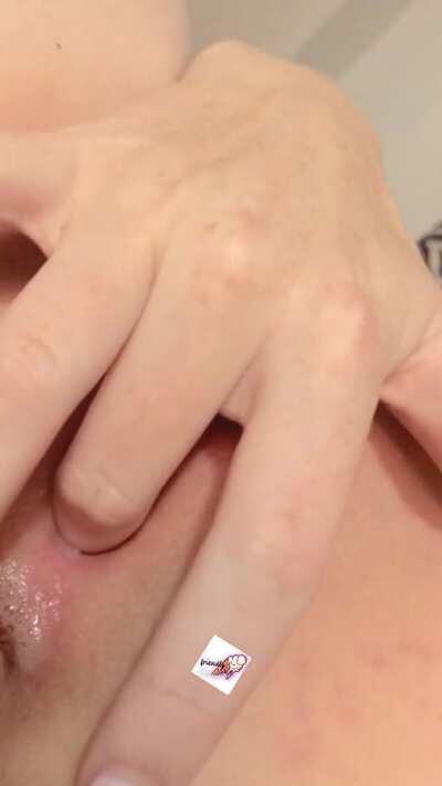 My little Aussie pussy 😘🧸 wait until the end for a milky surprise 🤤