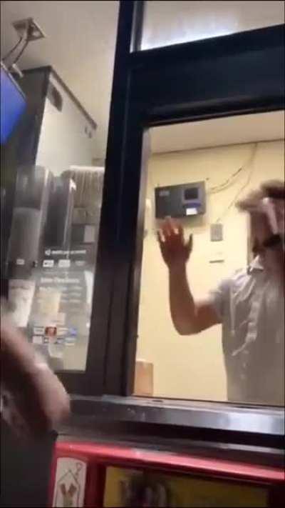 McDonalds Manager loses it on a couple of rude customers