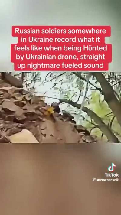 Russian soldier records what it’s like being hunted by Ukrainian FPV drones.