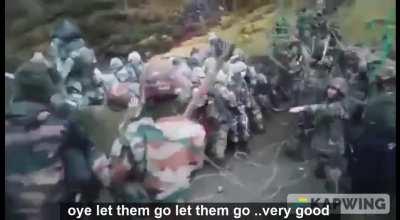 Video of Chinese soldiers being thrashed by Indian soldiers claimed to be of 9 dec by some in indian media