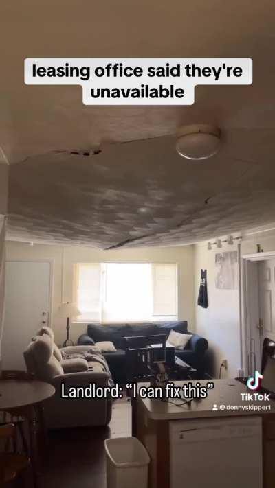 Landlord says it just needs a fresh coat of paint