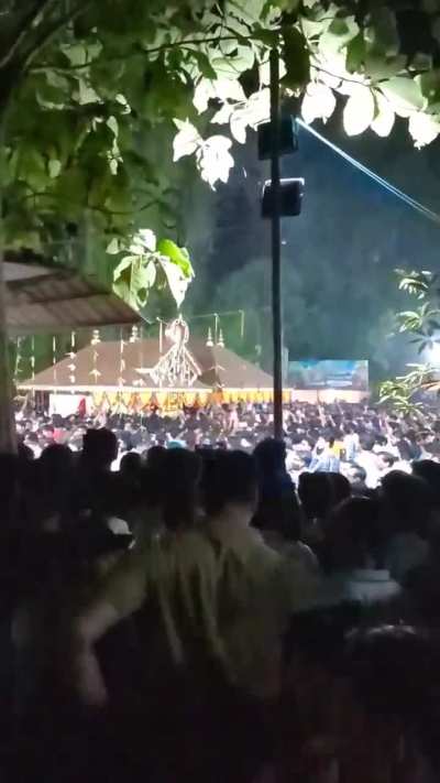 Fireworks mishap in Kerala, India