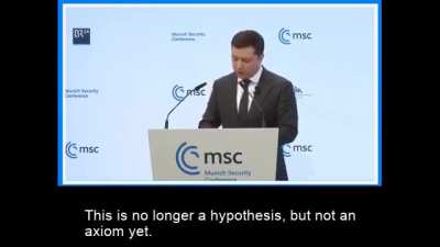 [Archive] Volodymyr Zelensky Speech at the Munich Security Conference just a few days before the full-scale Russian invasion of Ukraine, Feb 19 2022