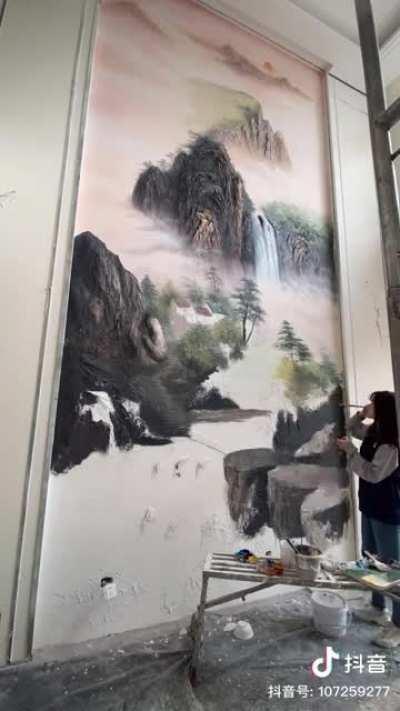 An amazing artist that does traditional style Chinese art