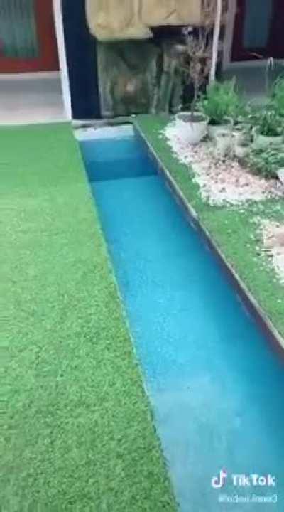 Hidden swimming pool