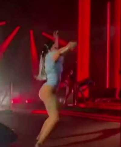 Horny at her show