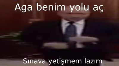 Ben ve agalar sınava giderken