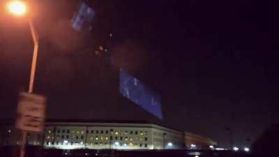 UFO recorded from 3 different angles above The Pentagon Building - Washington DC - 2018