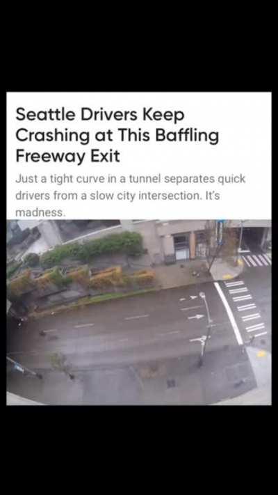 Seattle freeway exit causes accidents