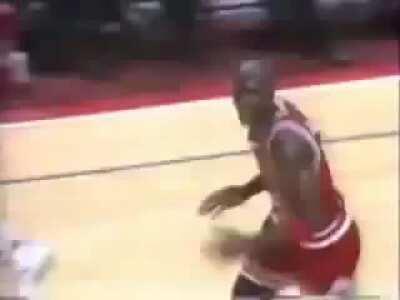 Michael Jordan: The master of free throw putback dunks