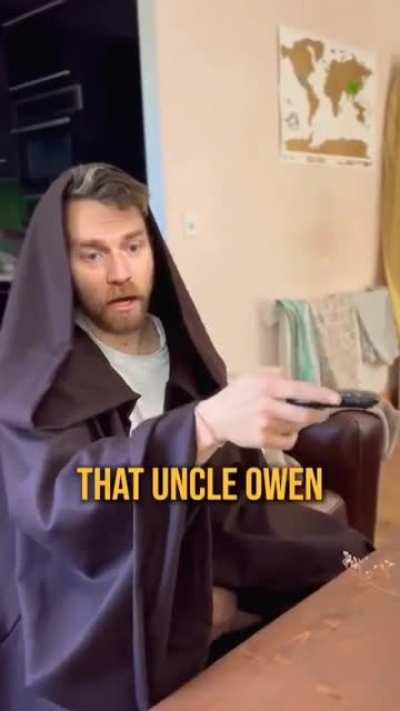 Poor uncle Owen could'nt stop himself from being Roasted.