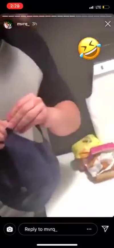 Guy gets his food taken in McDonald’s