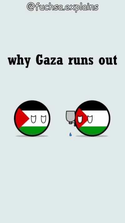 The poor Palestinians in Gaza...