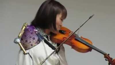 Amazing violin player