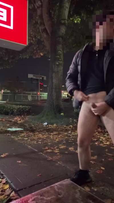 no pants jerking in public 