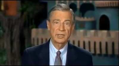 Mr. Rogers, teaching us again and again how to be a better person.