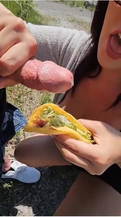 Tacos and cum