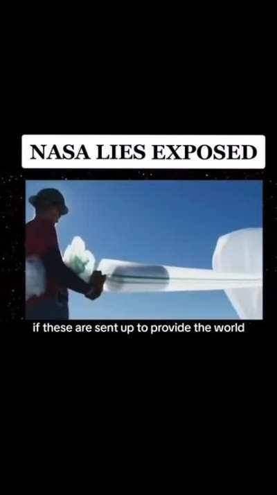 NASA lies exposed. 