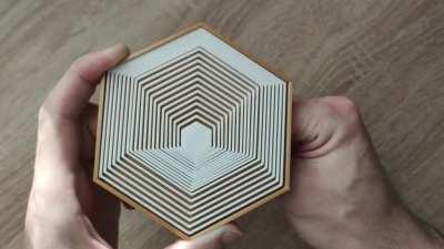 This 3D printed hexagon toy