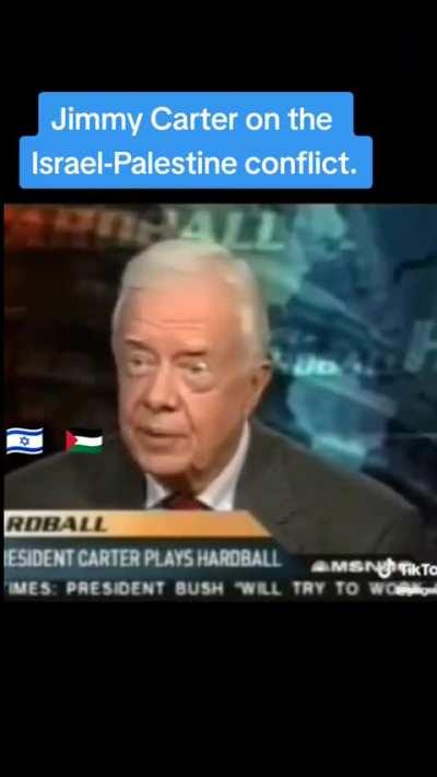 Former US President Jimmy Carter on Palestine