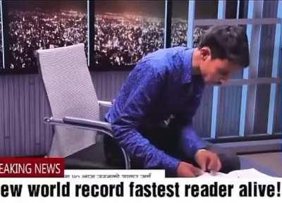 Fastest Speed Reader In The World