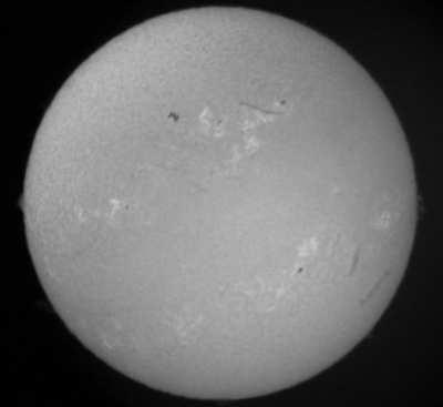 ISS Solar Transit footage 2023-03-26 ( 10X slower playback)