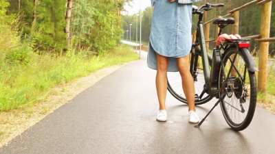 Flashing Naked Body Near The Road