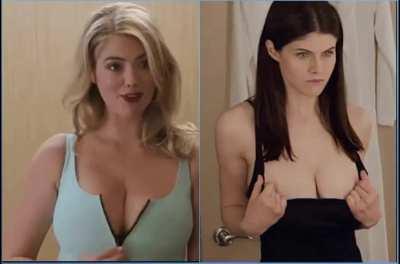 Kate Upton and Alexandra Daddario