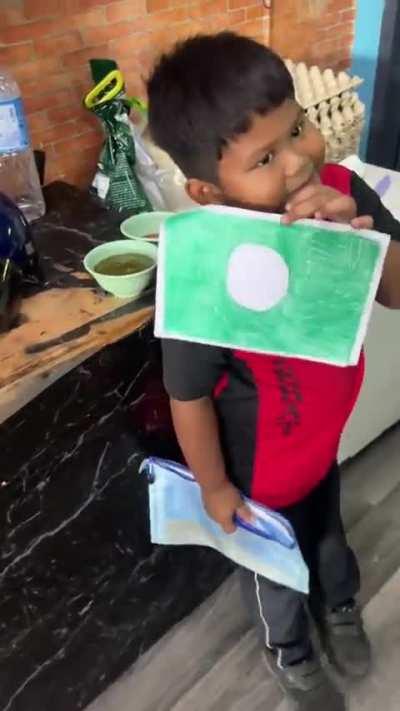 Murid-murid lukiskan bendera sempena merdeka - Cikgu