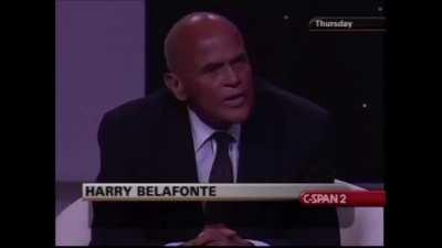 The last thing Dr Martin Luther King said to Harry Belafonte...