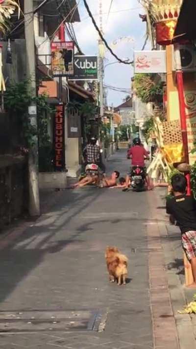 WCGW if I refuse to make way for scooters?