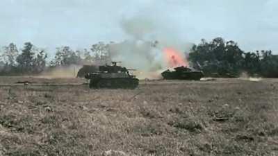 Combat in Normandy... July 1944.