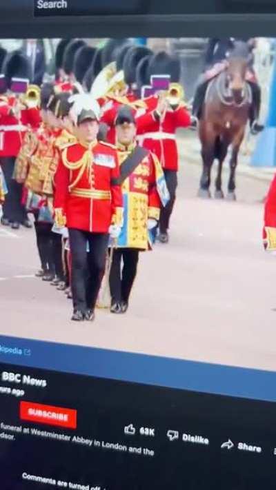 What a shit day for the queens guard 💩