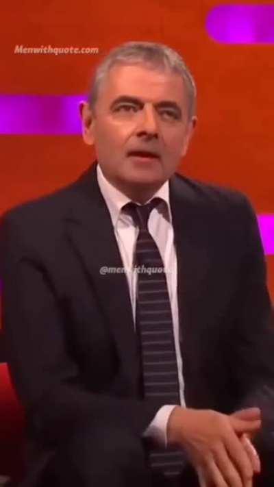 This guy can still be funny, even when he tells his real life stories. Rowan Atkinson, what a legend.