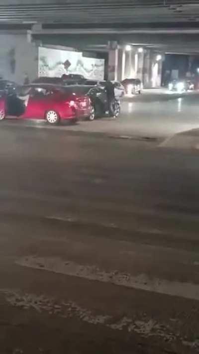 Kick a car, what could go wrong?