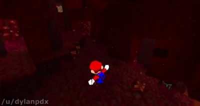 Mod that runs Super Mario 64 engine [x-post from /r/Minecraft]