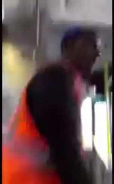 Bus driver shows no mercy to lady who assaults him