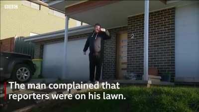 Australian Man Tells The PM To Get Off His Lawn.