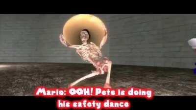 Pete Dance to Spooky Scary Skeletons