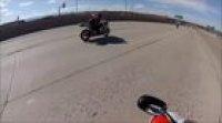 Should not try to film others while riding at high speeds