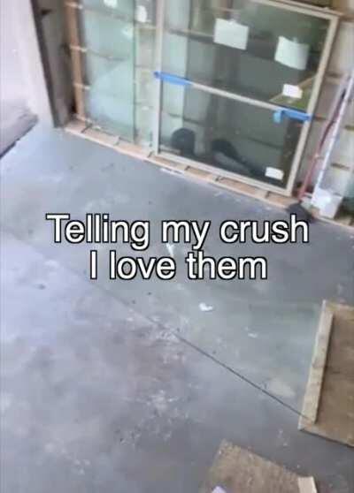 Telling your crush you love them