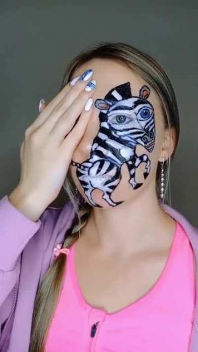 This Lovely Zebra dancing