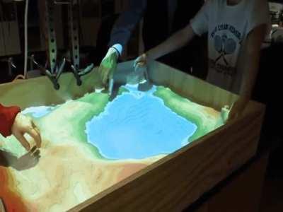 Building an island on a Interactive Topographic Map Sandbox