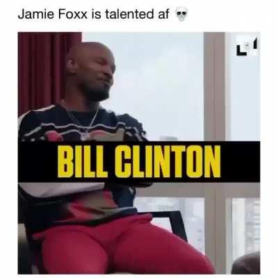 Jamie Foxx flexes his acting skills with impressions of other celebrities