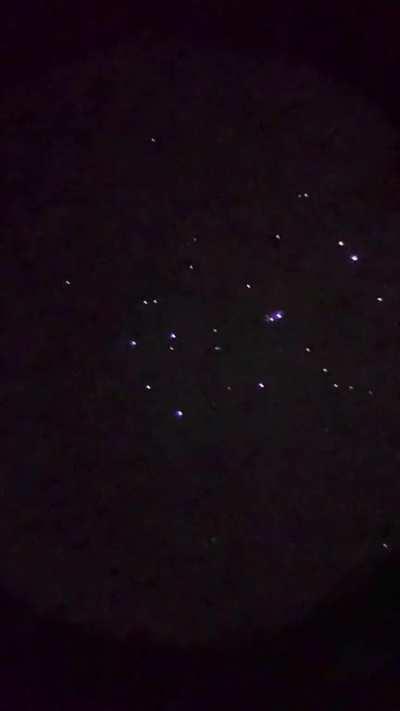 Orion Nebula, Pleiades, and Andromeda Galaxy