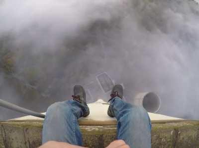 282 meters above the ground, chimney in germany.