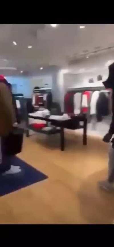 Stabbing in Tommy Hilfiger Video