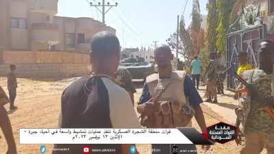 Fighting in Khartoum between Sudanese Military and the RSF