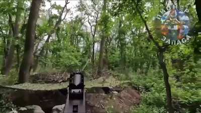 Russian POV of fighting in the Kremen Forest from the first person, some combat and dealing aid to wounded, no music (Parts 2 and 3)