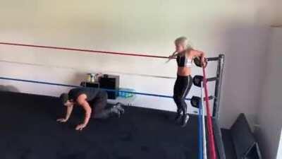 Liv Morgan's in-ring speed and agility.